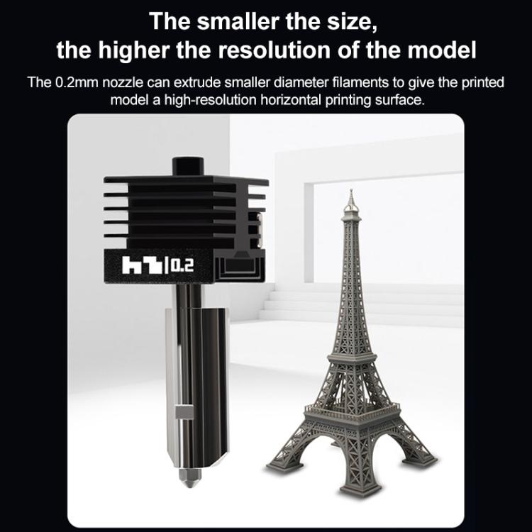 3D Printer Removable Nozzle Hot End For Bambu Lab H2D, Style:0.4mm Hardened Steel - Parts by buy2fix | Online Shopping UK | buy2fix