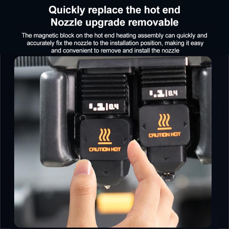 3D Printer Removable Nozzle Hot End For Bambu Lab H2D, Style:0.4mm Hardened Steel - Parts by buy2fix | Online Shopping UK | buy2fix