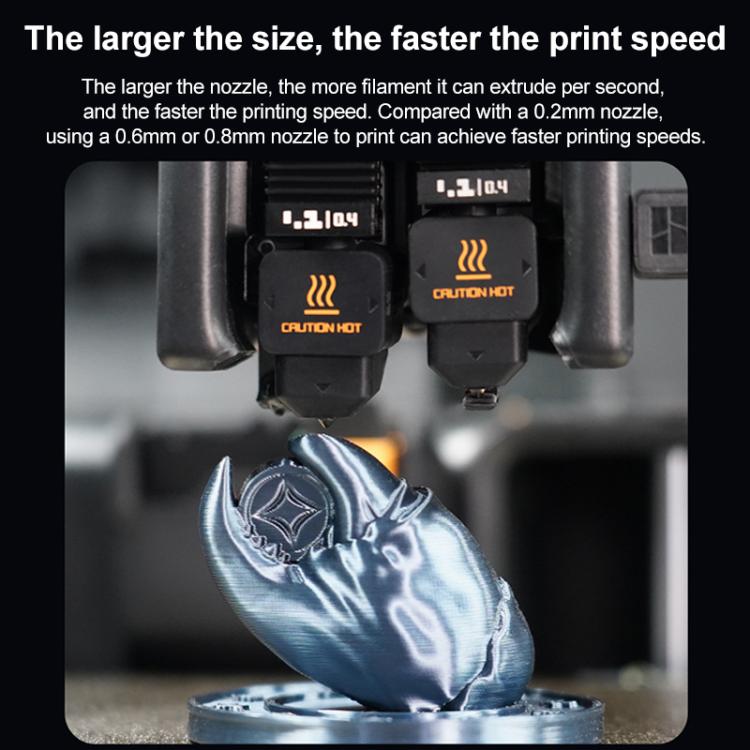 3D Printer Removable Nozzle Hot End For Bambu Lab H2D, Style:0.6mm Hardened Steel - Parts by buy2fix | Online Shopping UK | buy2fix