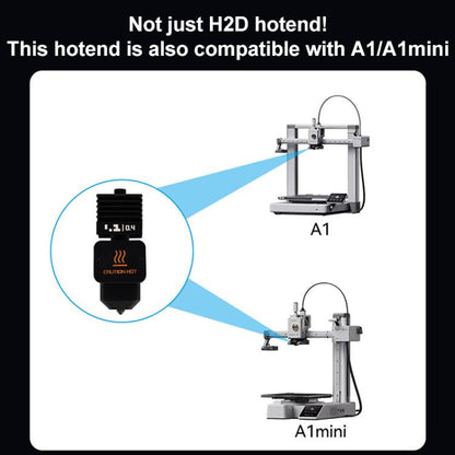 3D Printer Removable Nozzle Hot End For Bambu Lab H2D, Style:0.8mm Hardened Steel - Parts by buy2fix | Online Shopping UK | buy2fix
