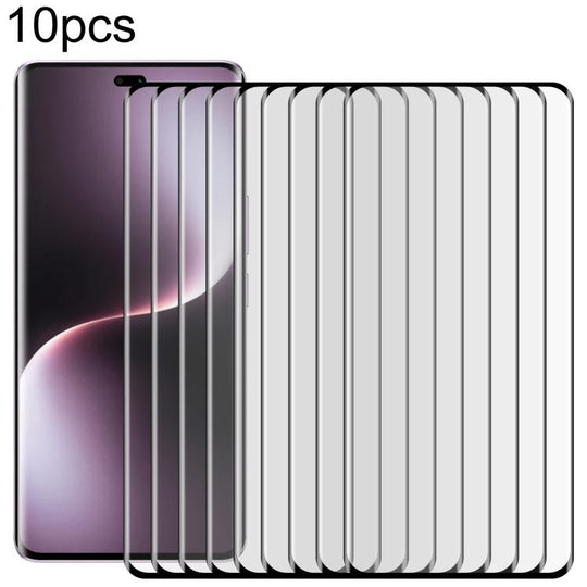 For Honor Magic7 Lite 10pcs Full Glue 9H HD 3D Curved Edge Tempered Glass Film