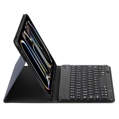 For iPad Air 11 2024 / Air 11 2025 Colorful Backlight Bluetooth Keyboard Leather Tablet Case(Royal Blue) - For iPad Air by buy2fix | Online Shopping UK | buy2fix
