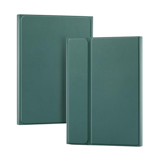 For iPad Air 11 2024 / Air 11 2025 Colorful Backlight Bluetooth Keyboard Leather Tablet Case(Dark Green) - For iPad Air by buy2fix | Online Shopping UK | buy2fix