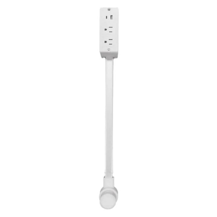 US Plug Power Outlet Extender Power Socket Extension Tool With USB / Type-C Fast Charging(White) - Extension Socket by buy2fix | Online Shopping UK | buy2fix