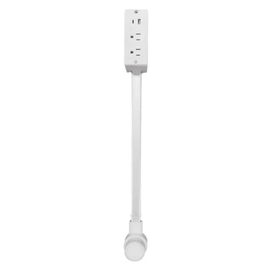US Plug Power Outlet Extender Power Socket Extension Tool With USB / Type-C Fast Charging(White) - Extension Socket by buy2fix | Online Shopping UK | buy2fix