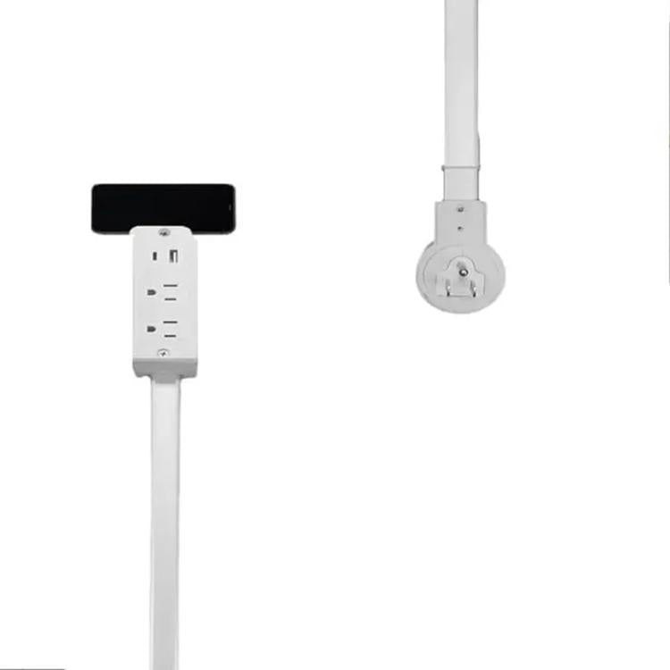 US Plug Power Outlet Extender Power Socket Extension Tool With USB / Type-C Fast Charging(White) - Extension Socket by buy2fix | Online Shopping UK | buy2fix