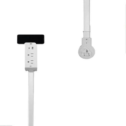 US Plug Power Outlet Extender Power Socket Extension Tool With USB / Type-C Fast Charging(White) - Extension Socket by buy2fix | Online Shopping UK | buy2fix