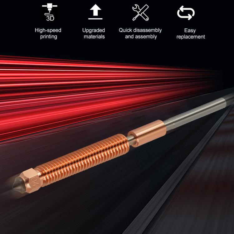 For Creality K2 / Hi 0.4mm Removable Steel Nozzle 3D Printer Part - Parts by buy2fix | Online Shopping UK | buy2fix