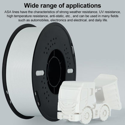 ASA Filament Carbon Fiber 1.75mm / 1kg for 3D Printer(White) - Parts by buy2fix | Online Shopping UK | buy2fix