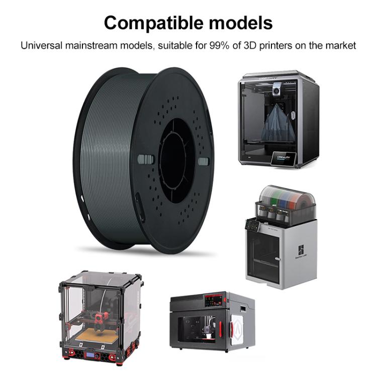 ASA Filament Carbon Fiber 1.75mm / 1kg for 3D Printer(Black) - Parts by buy2fix | Online Shopping UK | buy2fix