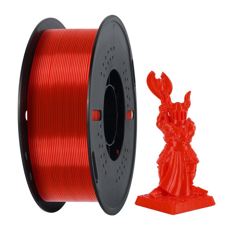 PETG Filament Spool 1.75mm / 1kg for 3D Printer(Fluorescent Red) - Parts by buy2fix | Online Shopping UK | buy2fix