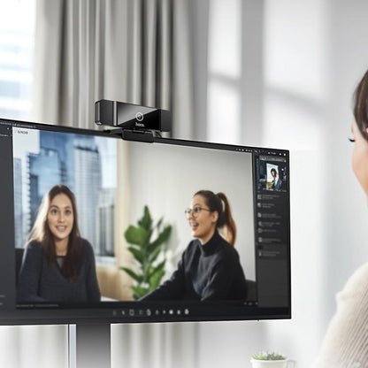 hoco D100 1080P 2MP USB Computer Camera(Black) - HD Camera by hoco | Online Shopping UK | buy2fix