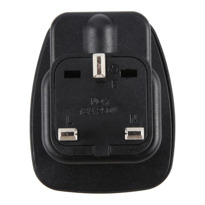 WSA-7 UK Plug Global Travel Universal Adapter with Safety Shutter(Black) - Plug Adaptor by buy2fix | Online Shopping UK | buy2fix