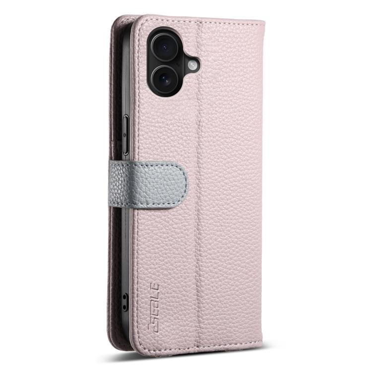 For iPhone 16 Plus ESEBLE E11 Colorful Litchi Pattern Zipper Wallet Leather Phone Case(Light Purple) - iPhone 16 Plus Cases by ESEBLE | Online Shopping UK | buy2fix