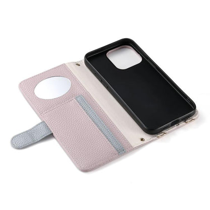 For iPhone 16 Plus ESEBLE E11 Colorful Litchi Pattern Zipper Wallet Leather Phone Case(Light Purple) - iPhone 16 Plus Cases by ESEBLE | Online Shopping UK | buy2fix