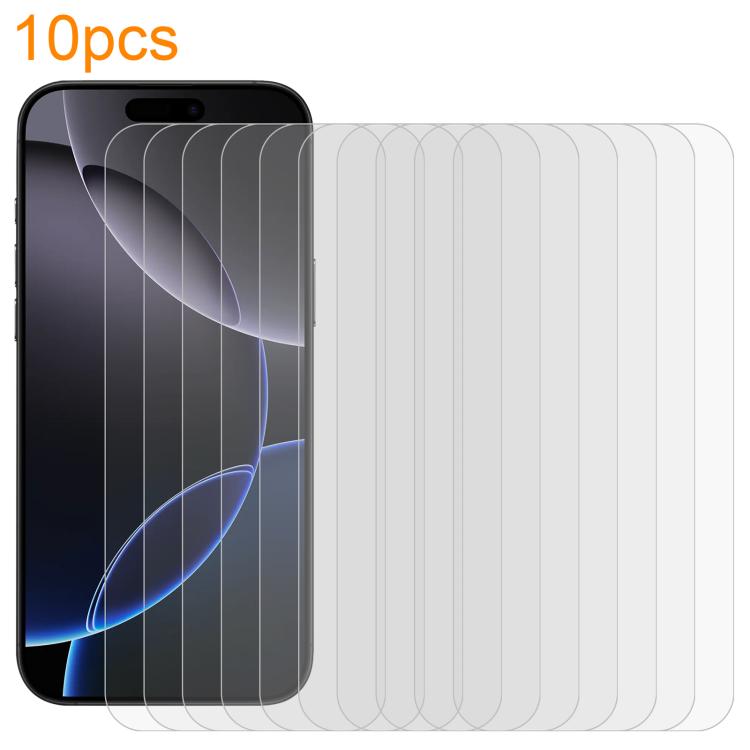 For iPhone 16 Pro 10pcs xDfind 0.26mm 9H 2.5D Middle Aluminum Tempered Glass Film - iPhone 16 Pro Tempered Glass by xDfind | Online Shopping UK | buy2fix