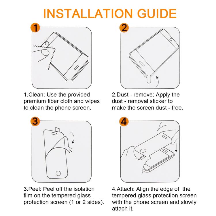 For iPhone 16 Pro 10pcs xDfind 0.26mm 9H 2.5D Middle Aluminum Tempered Glass Film - iPhone 16 Pro Tempered Glass by xDfind | Online Shopping UK | buy2fix