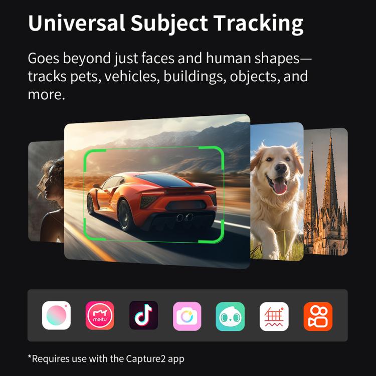 FUNSNAP CM8 Smartphone Stabilizer Foldable 3-axis Anti-shake Vlog Shooting Gimbal, Basic Version(Black) - Handheld Gimbals by FUNSNAP | Online Shopping UK | buy2fix