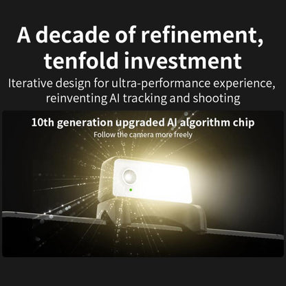 FUNSNAP CM8 Smartphone Stabilizer Foldable 3-axis Anti-shake Vlog Shooting Gimbal, AI Version(Black) - Handheld Gimbals by FUNSNAP | Online Shopping UK | buy2fix