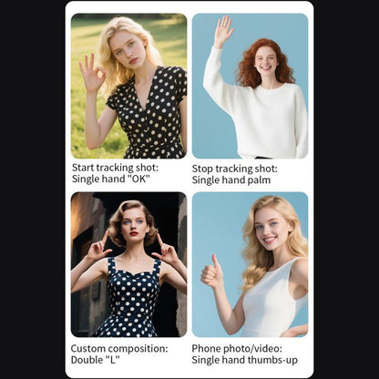 FUNSNAP CM8 Smartphone Stabilizer Foldable 3-axis Anti-shake Vlog Shooting Gimbal, AI Version(Black) - Handheld Gimbals by FUNSNAP | Online Shopping UK | buy2fix