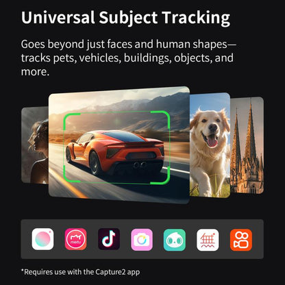 FUNSNAP CM8 Smartphone Stabilizer Foldable 3-axis Anti-shake Vlog Shooting Gimbal, AI Version(Black) - Handheld Gimbals by FUNSNAP | Online Shopping UK | buy2fix