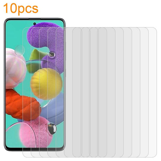 For Samsung Galaxy A51 5G 10pcs xDfind 0.26mm 9H 2.5D Middle Aluminum Tempered Glass Film