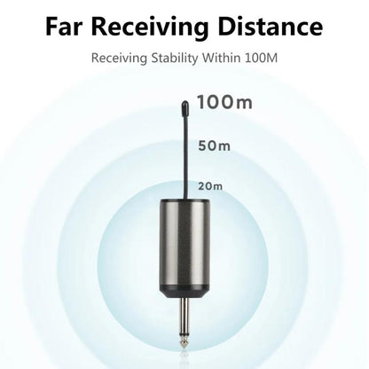 XTUGA  A1 UHF Wireless Headset Lavalier Microphone System with Bodypack Transmitter(Black) - Microphone by XTUGA | Online Shopping UK | buy2fix