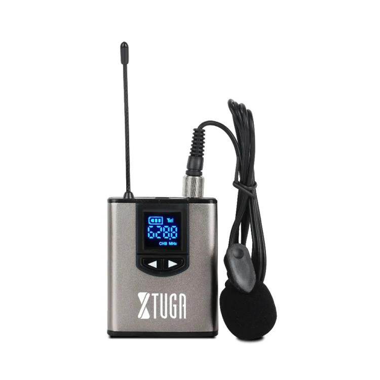 XTUGA  A1 UHF Wireless Headset Lavalier Microphone System with Bodypack Transmitter(Black) - Microphone by XTUGA | Online Shopping UK | buy2fix