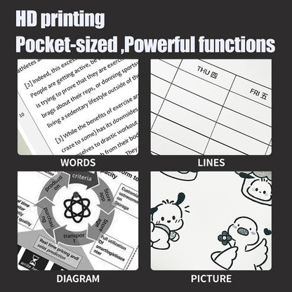 A401 Portable A4 Thermal Printer Educational Tattoo Printer(White) - Receipt Printers by buy2fix | Online Shopping UK | buy2fix