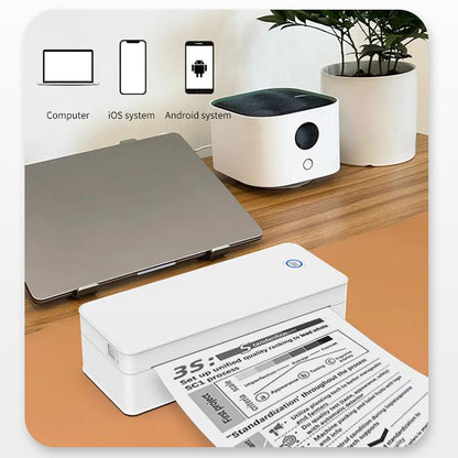 A401 Portable A4 Thermal Printer Educational Tattoo Printer(White) - Receipt Printers by buy2fix | Online Shopping UK | buy2fix