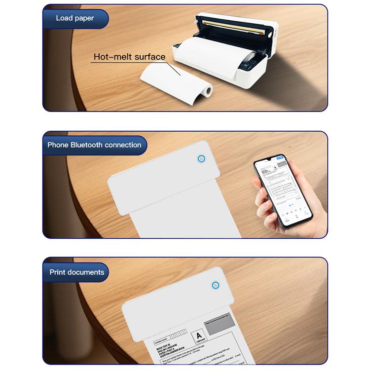 A401 Portable A4 Thermal Printer Educational Tattoo Printer(White) - Receipt Printers by buy2fix | Online Shopping UK | buy2fix