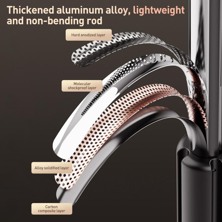 FUNSNAP A8 AI Smart Face Tracking Selfie Stick 5-axis Anti-shake Stand(Black) - Selfie Sticks by FUNSNAP | Online Shopping UK | buy2fix