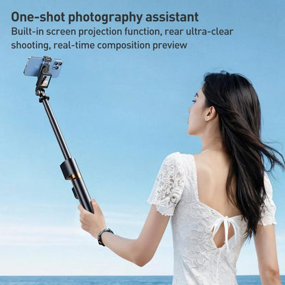 FUNSNAP CL07 Smart Screen-casting Selfie Stick Anti-shake Tripod(Black) - Selfie Sticks by FUNSNAP | Online Shopping UK | buy2fix