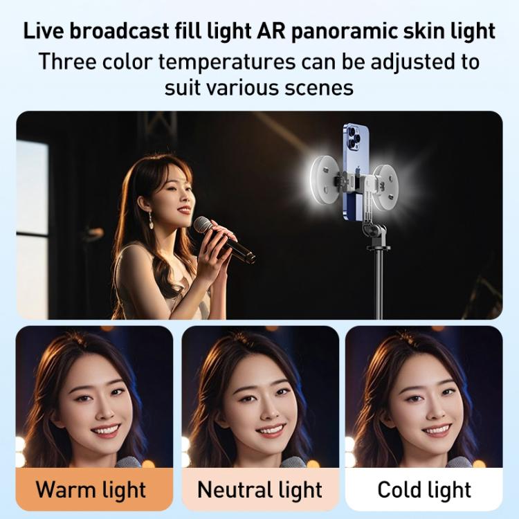 FUNSNAP CL07 Smart Screen-casting Selfie Stick Anti-shake Tripod(Black) - Selfie Sticks by FUNSNAP | Online Shopping UK | buy2fix