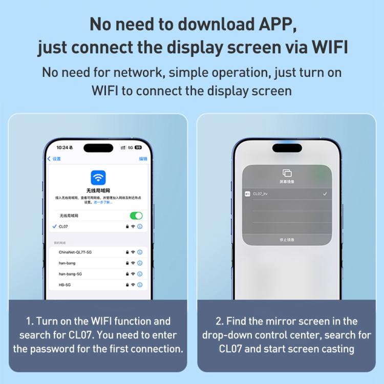 FUNSNAP CL07 Smart Screen-casting Selfie Stick Anti-shake Tripod(Black) - Selfie Sticks by FUNSNAP | Online Shopping UK | buy2fix