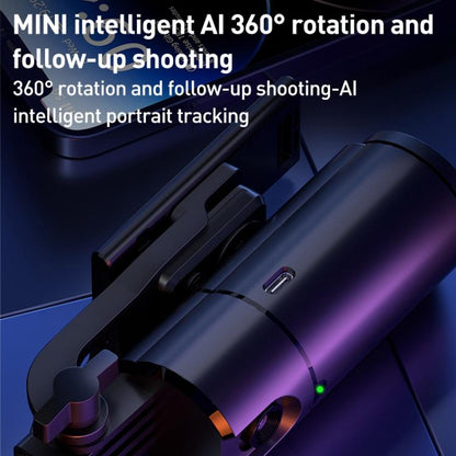 FUNSNAP Q1 Desktop 360 Degree Al Smart Face Tracking PTZ Bracket(Black) - Selfie Sticks by FUNSNAP | Online Shopping UK | buy2fix