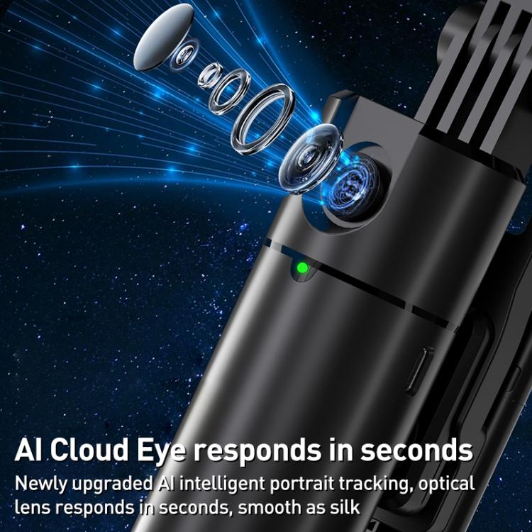 FUNSNAP Q1 Desktop 360 Degree Al Smart Face Tracking PTZ Bracket(Black) - Selfie Sticks by FUNSNAP | Online Shopping UK | buy2fix