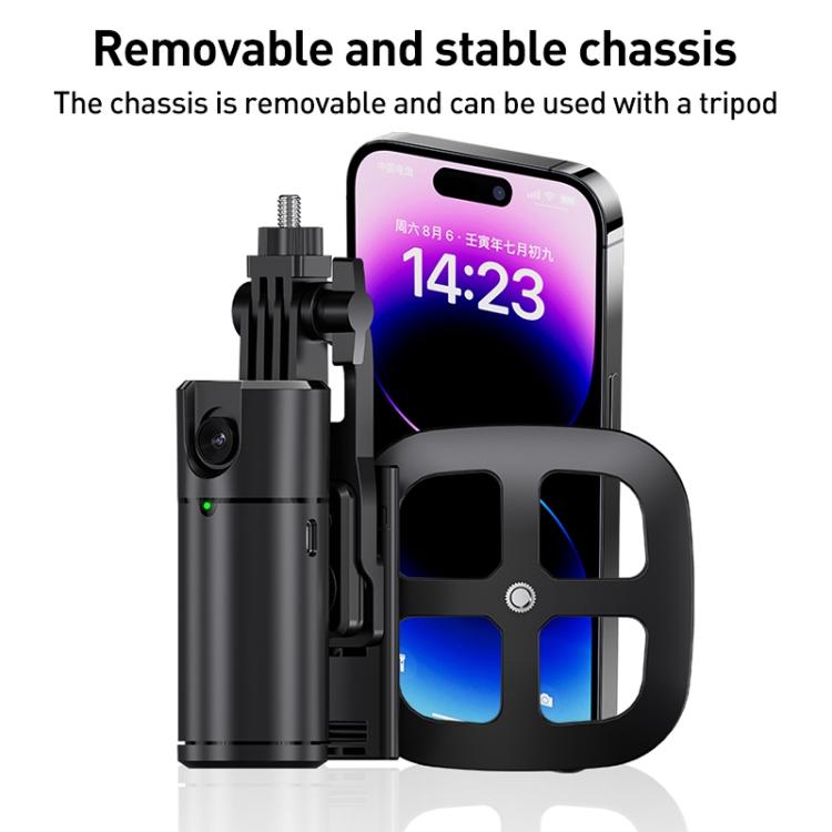 FUNSNAP Q1 Desktop 360 Degree Al Smart Face Tracking PTZ Bracket(Black) - Selfie Sticks by FUNSNAP | Online Shopping UK | buy2fix