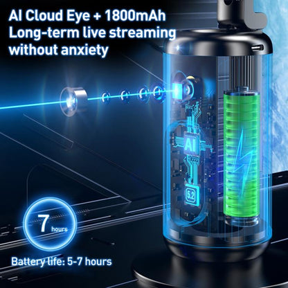 FUNSNAP Q04 Desktop Al Smart Instant Tracking PTZ Bracket(Black) - Selfie Sticks by FUNSNAP | Online Shopping UK | buy2fix