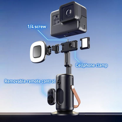 FUNSNAP Q04 Desktop Al Smart Instant Tracking PTZ Bracket(Black) - Selfie Sticks by FUNSNAP | Online Shopping UK | buy2fix