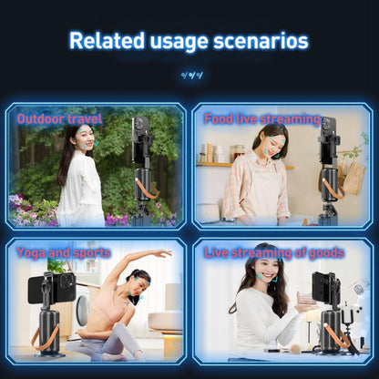 FUNSNAP Q04 Desktop Al Smart Instant Tracking PTZ Bracket(Black) - Selfie Sticks by FUNSNAP | Online Shopping UK | buy2fix