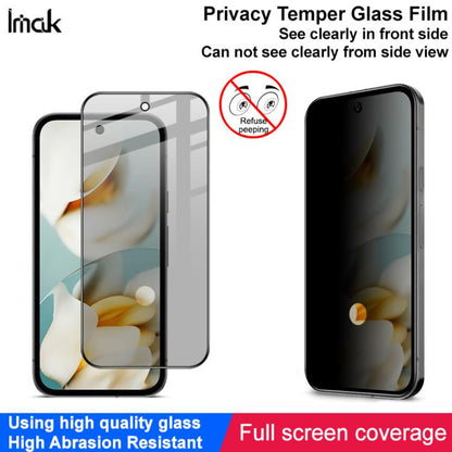 For Google Pixel 9a imak Privacy Tempered Glass Film, Support Fingerprint Unlocking - Google Tempered Glass by imak | Online Shopping UK | buy2fix