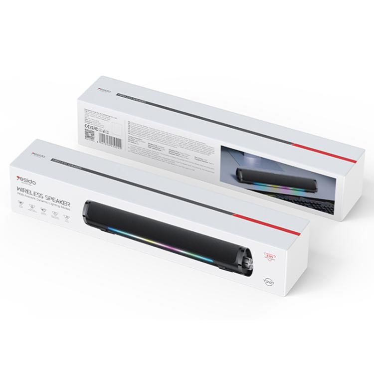 Yesido YSW27 10W RGB Desktop Wireless Speaker(Black) - Desktop Speaker by Yesido | Online Shopping UK | buy2fix