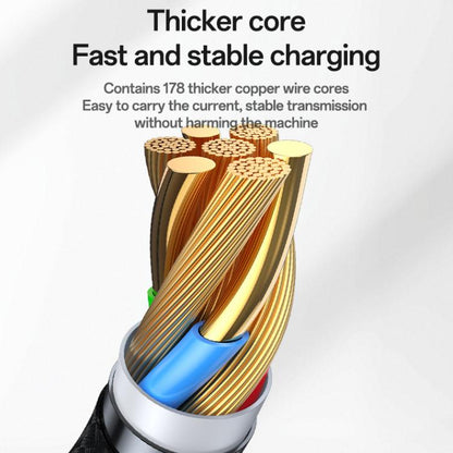 Yesido CA136C 60W USB-C / Type-C to Type-C & iWatch 2 in 1 Charging Cable, Length:1.2m(Black) - Charger / Holder by Yesido | Online Shopping UK | buy2fix