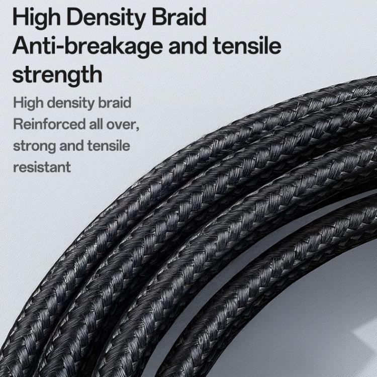Yesido CA136L 27W USB-C / Type-C to 8 Pin & iWatch 2 in 1 Charging Cable, Length:1.2m(Black) - Charger / Holder by Yesido | Online Shopping UK | buy2fix