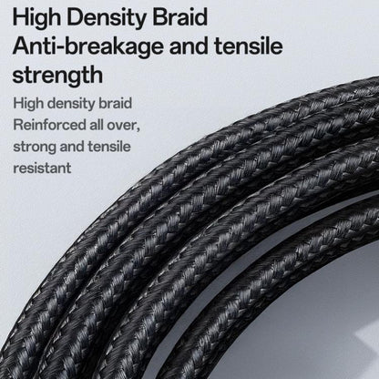 Yesido CA136L 27W USB-C / Type-C to 8 Pin & iWatch 2 in 1 Charging Cable, Length:1.2m(Black) - Charger / Holder by Yesido | Online Shopping UK | buy2fix
