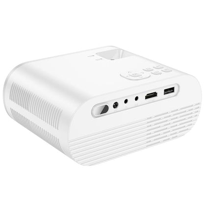 hoco DT1 1280x720P 140ANSI WiFi Bluetooth Wireless Projector Same Screen Version, US Plug(White) - Mini Projector by hoco | Online Shopping UK | buy2fix