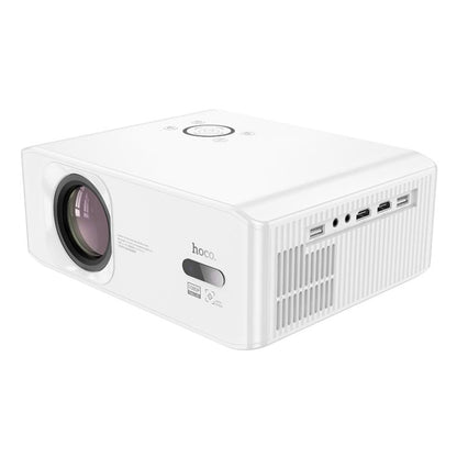 hoco DT3 1920x1080P 370ANSI Smart Electric Focus Projector Android Version, EU Plug(White) - Mini Projector by hoco | Online Shopping UK | buy2fix