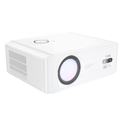 hoco DT3 1920x1080P 370ANSI Smart Electric Focus Projector Android Version, US Plug(White) - Mini Projector by hoco | Online Shopping UK | buy2fix
