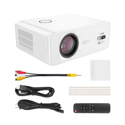 hoco DT3 1920x1080P 370ANSI Smart Electric Focus Projector Android Version, US Plug(White) - Mini Projector by hoco | Online Shopping UK | buy2fix